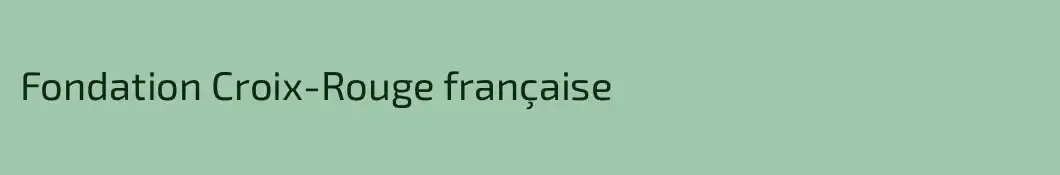Fondation Croix-Rouge française